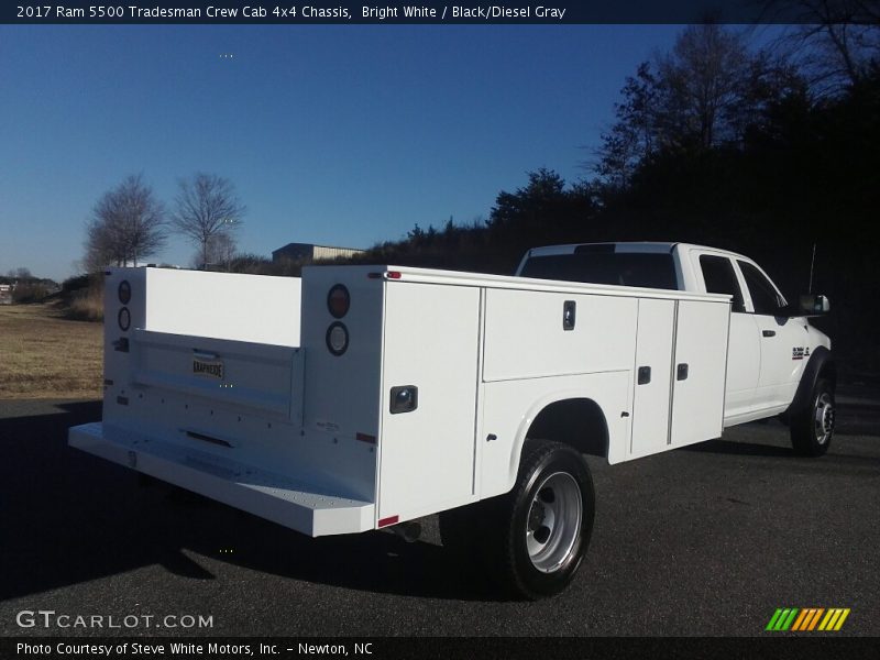Bright White / Black/Diesel Gray 2017 Ram 5500 Tradesman Crew Cab 4x4 Chassis