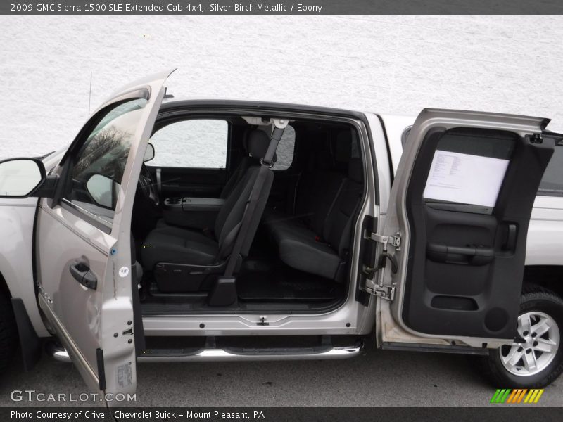 Silver Birch Metallic / Ebony 2009 GMC Sierra 1500 SLE Extended Cab 4x4
