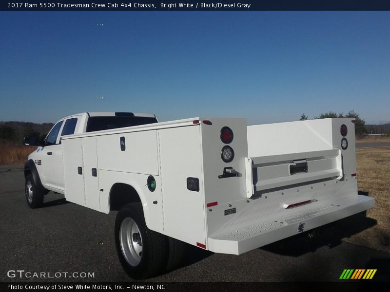 Bright White / Black/Diesel Gray 2017 Ram 5500 Tradesman Crew Cab 4x4 Chassis