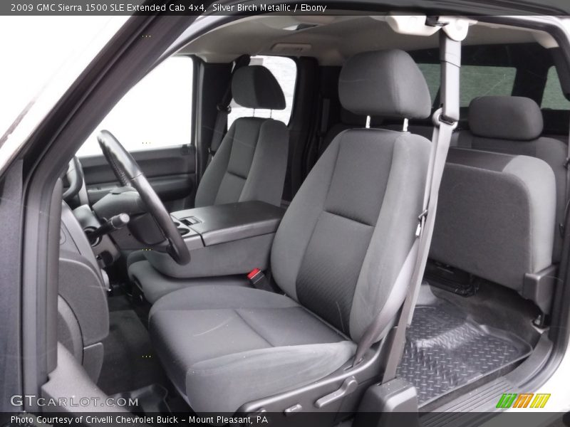 Silver Birch Metallic / Ebony 2009 GMC Sierra 1500 SLE Extended Cab 4x4