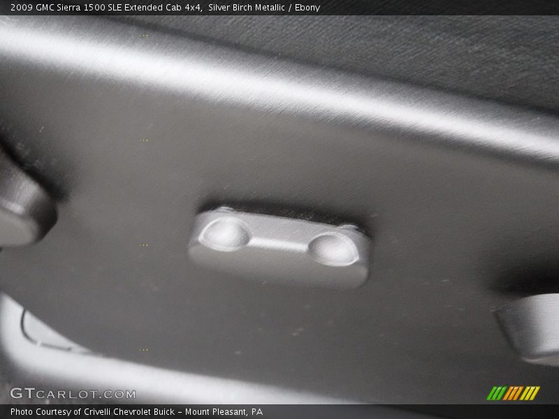 Silver Birch Metallic / Ebony 2009 GMC Sierra 1500 SLE Extended Cab 4x4