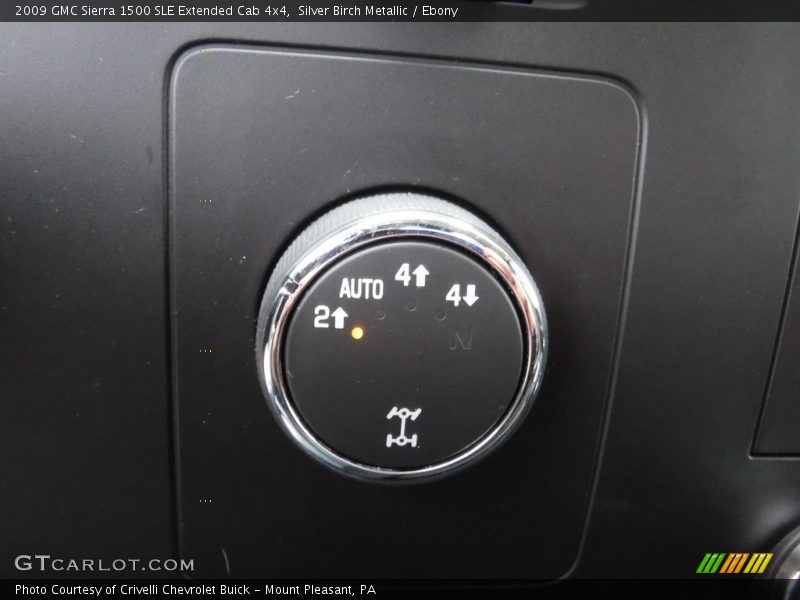 Silver Birch Metallic / Ebony 2009 GMC Sierra 1500 SLE Extended Cab 4x4