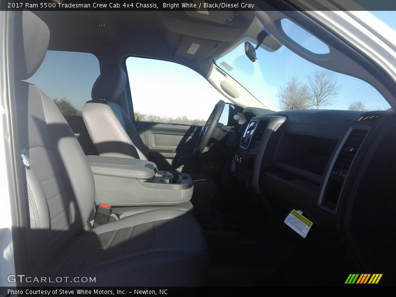 Bright White / Black/Diesel Gray 2017 Ram 5500 Tradesman Crew Cab 4x4 Chassis