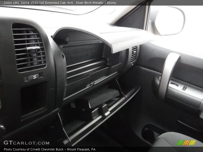 Silver Birch Metallic / Ebony 2009 GMC Sierra 1500 SLE Extended Cab 4x4