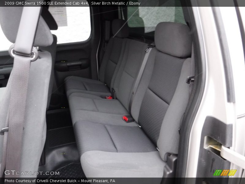Silver Birch Metallic / Ebony 2009 GMC Sierra 1500 SLE Extended Cab 4x4