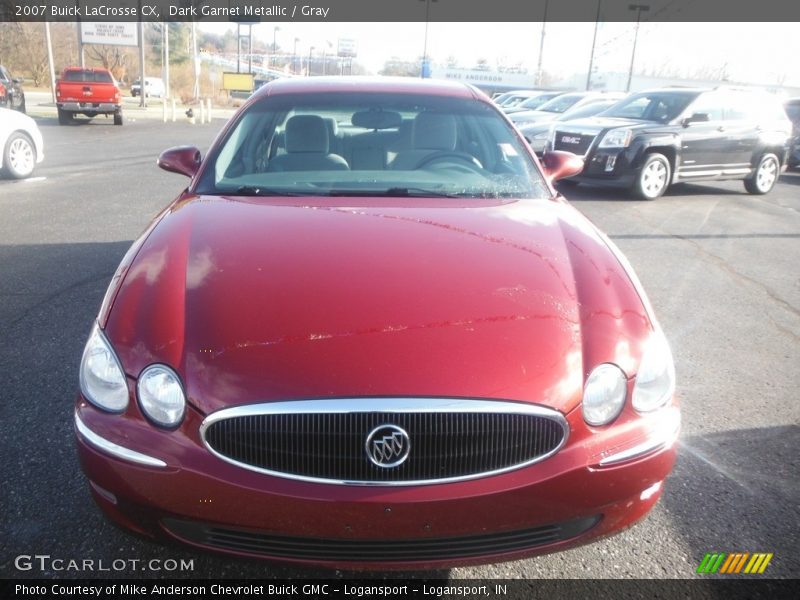 Dark Garnet Metallic / Gray 2007 Buick LaCrosse CX