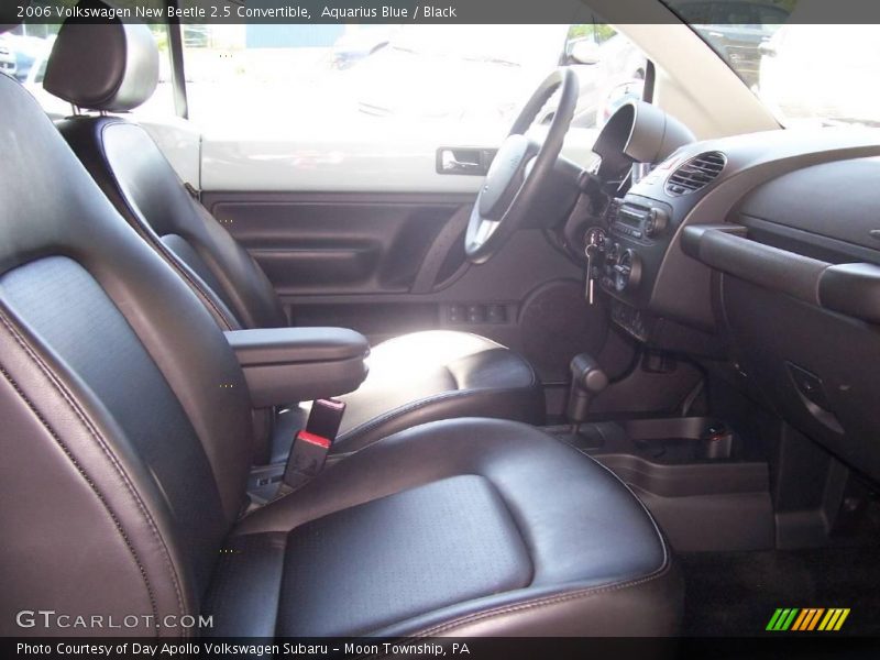 Aquarius Blue / Black 2006 Volkswagen New Beetle 2.5 Convertible