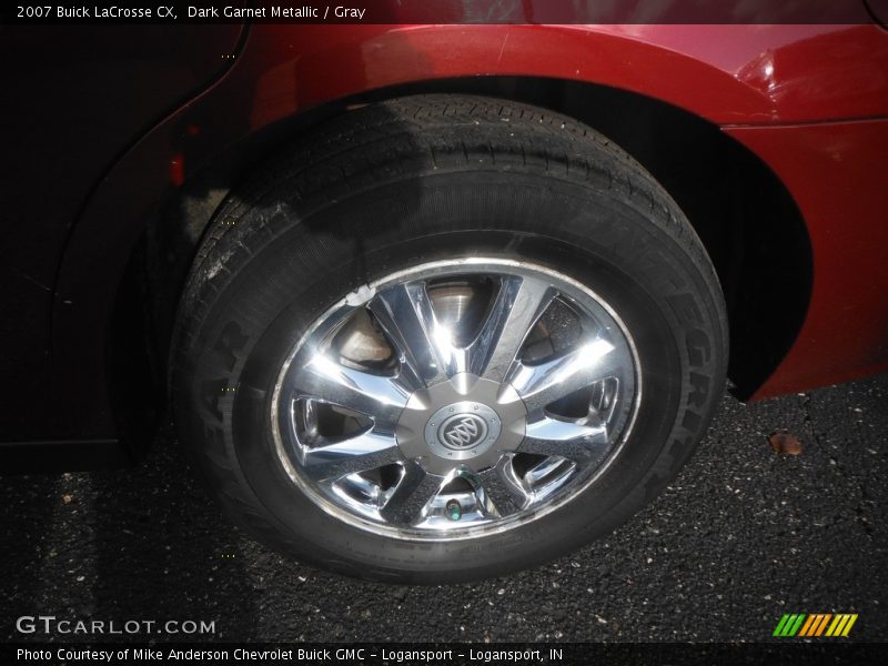 Dark Garnet Metallic / Gray 2007 Buick LaCrosse CX