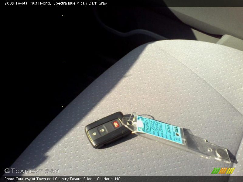 Spectra Blue Mica / Dark Gray 2009 Toyota Prius Hybrid