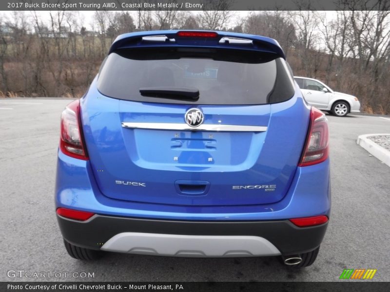 Coastal Blue Metallic / Ebony 2017 Buick Encore Sport Touring AWD