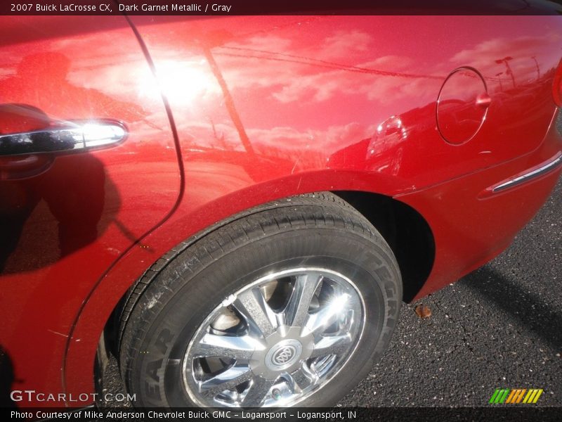 Dark Garnet Metallic / Gray 2007 Buick LaCrosse CX