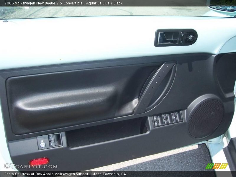 Aquarius Blue / Black 2006 Volkswagen New Beetle 2.5 Convertible