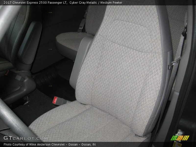 Cyber Gray Metallic / Medium Pewter 2017 Chevrolet Express 2500 Passenger LT