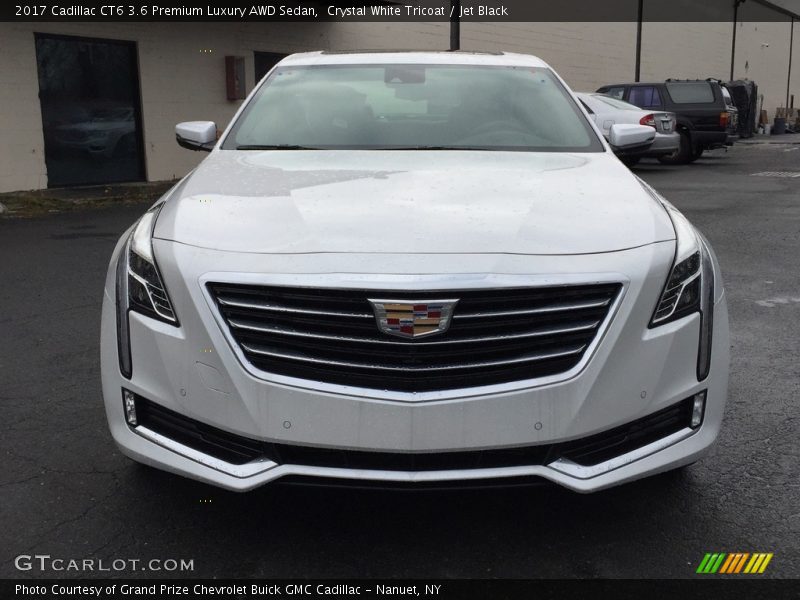 Crystal White Tricoat / Jet Black 2017 Cadillac CT6 3.6 Premium Luxury AWD Sedan