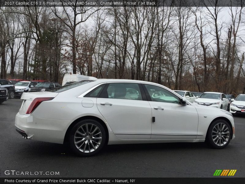 Crystal White Tricoat / Jet Black 2017 Cadillac CT6 3.6 Premium Luxury AWD Sedan