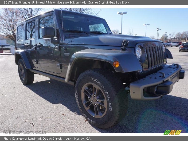 Granite Crystal Metallic / Black 2017 Jeep Wrangler Unlimited 75th Anniversary Edition 4x4