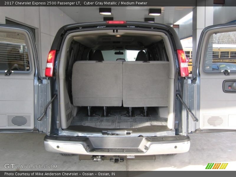Cyber Gray Metallic / Medium Pewter 2017 Chevrolet Express 2500 Passenger LT