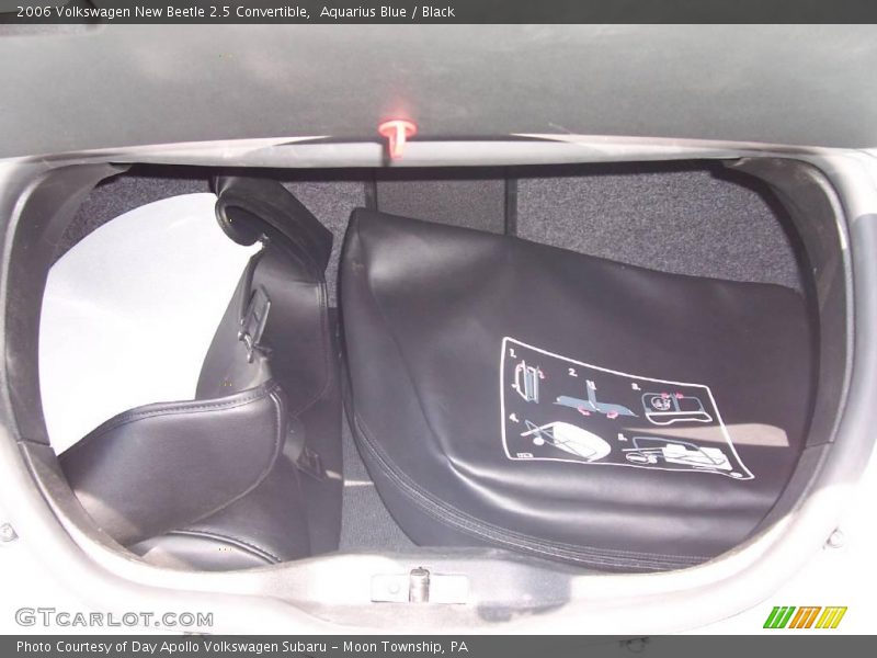 Aquarius Blue / Black 2006 Volkswagen New Beetle 2.5 Convertible