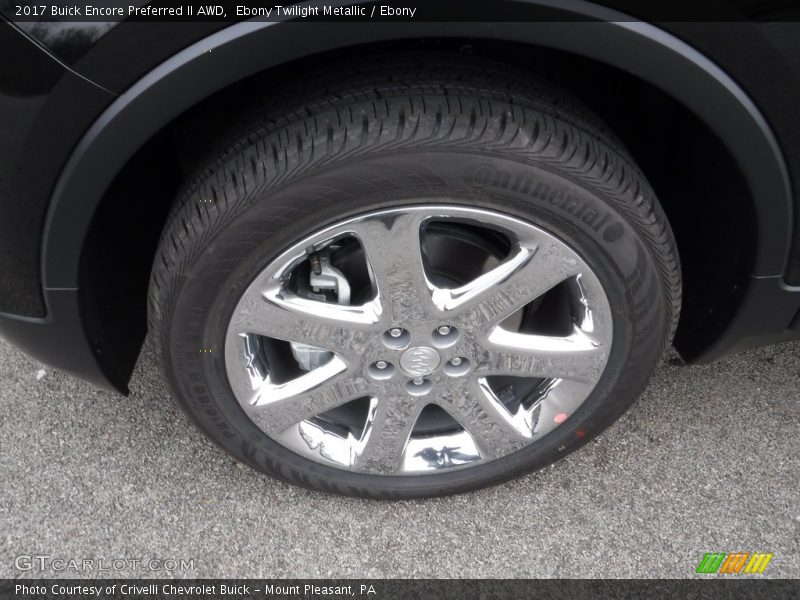 Ebony Twilight Metallic / Ebony 2017 Buick Encore Preferred II AWD