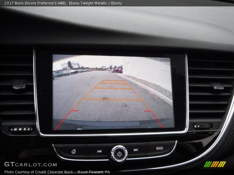 Ebony Twilight Metallic / Ebony 2017 Buick Encore Preferred II AWD