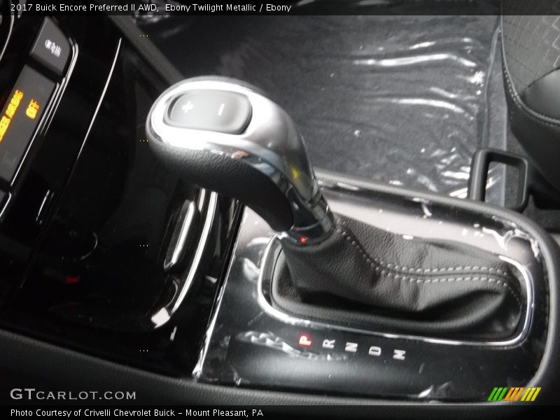 Ebony Twilight Metallic / Ebony 2017 Buick Encore Preferred II AWD