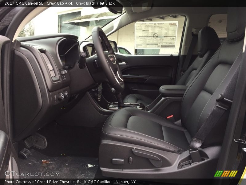  2017 Canyon SLT Crew Cab 4x4 Jet Black Interior