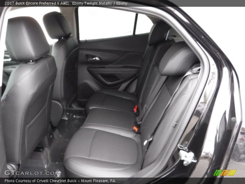 Ebony Twilight Metallic / Ebony 2017 Buick Encore Preferred II AWD