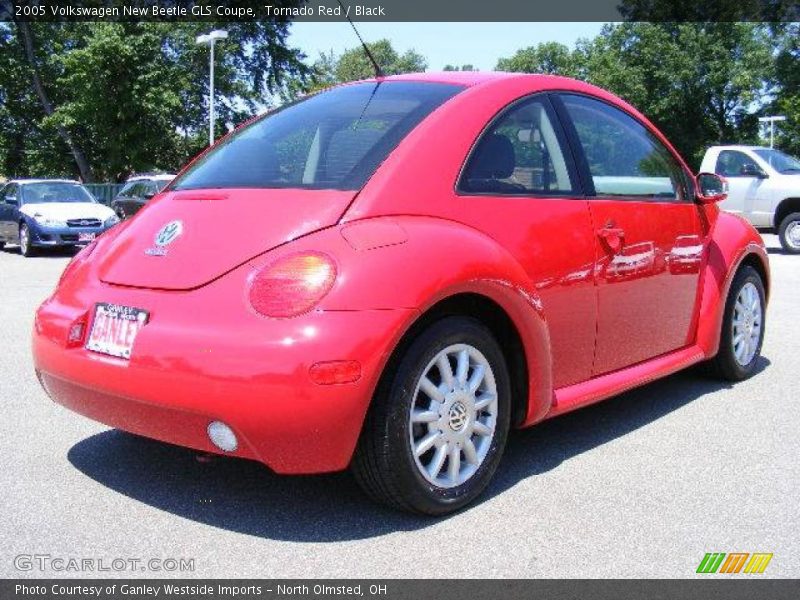 Tornado Red / Black 2005 Volkswagen New Beetle GLS Coupe