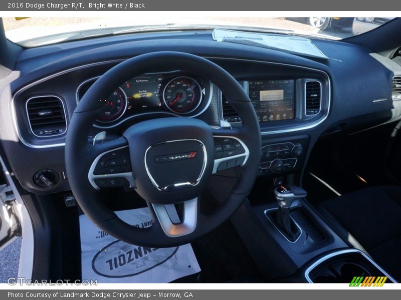 Bright White / Black 2016 Dodge Charger R/T