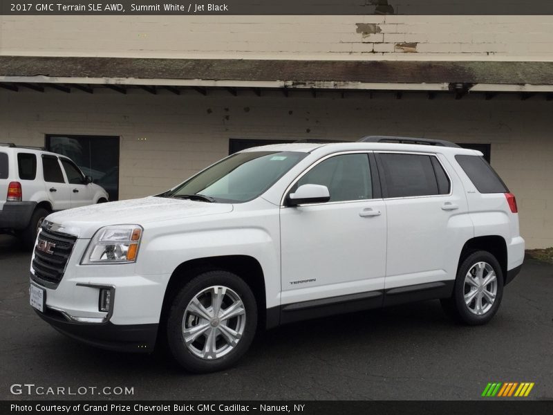 Summit White / Jet Black 2017 GMC Terrain SLE AWD