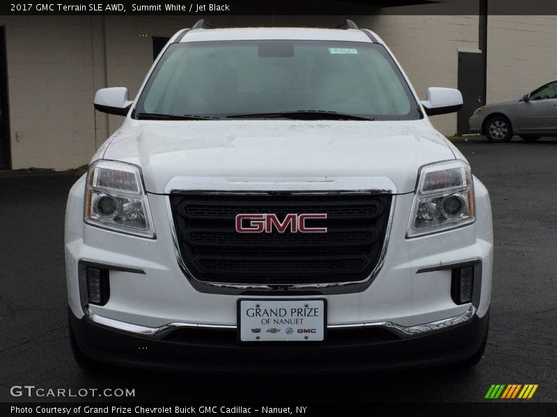 Summit White / Jet Black 2017 GMC Terrain SLE AWD