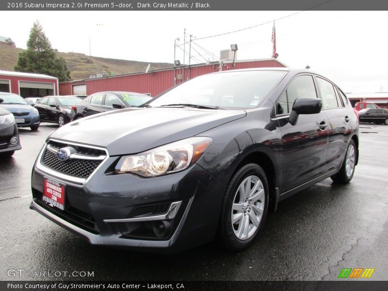Dark Gray Metallic / Black 2016 Subaru Impreza 2.0i Premium 5-door
