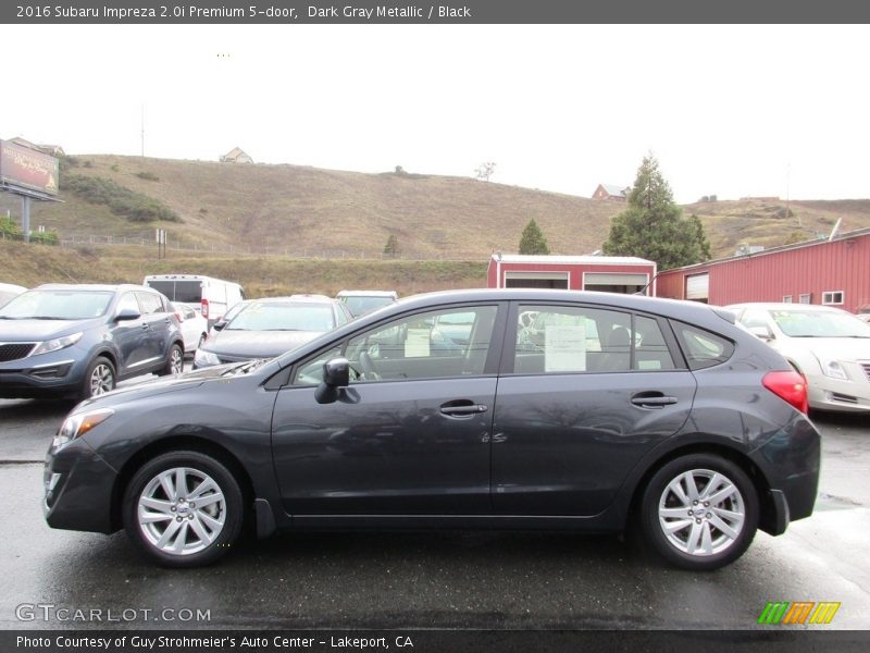Dark Gray Metallic / Black 2016 Subaru Impreza 2.0i Premium 5-door
