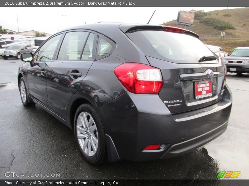 Dark Gray Metallic / Black 2016 Subaru Impreza 2.0i Premium 5-door