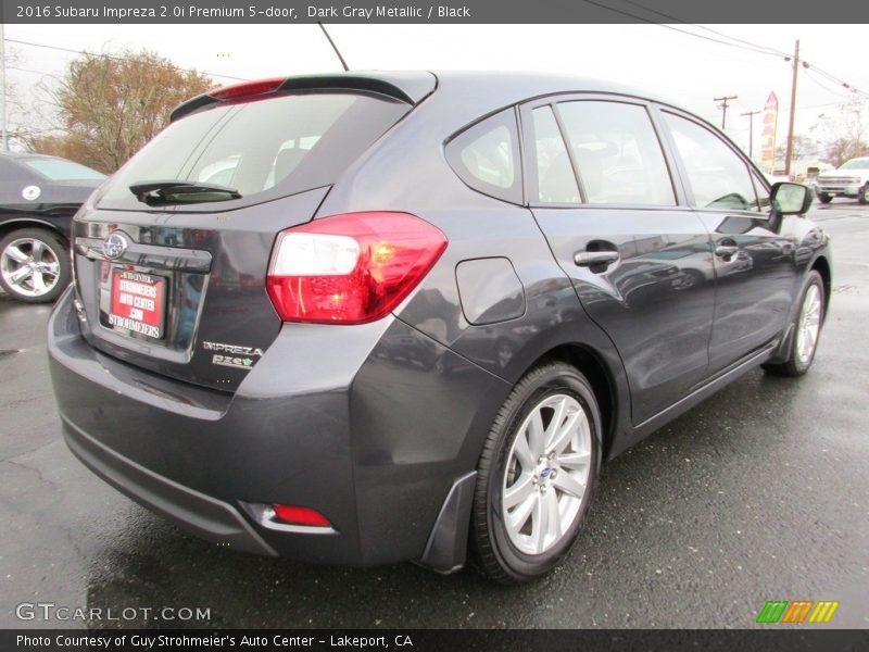 Dark Gray Metallic / Black 2016 Subaru Impreza 2.0i Premium 5-door