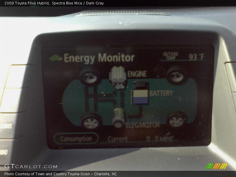 Spectra Blue Mica / Dark Gray 2009 Toyota Prius Hybrid