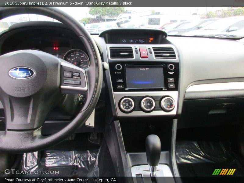 Dark Gray Metallic / Black 2016 Subaru Impreza 2.0i Premium 5-door