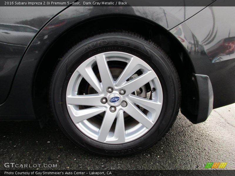 Dark Gray Metallic / Black 2016 Subaru Impreza 2.0i Premium 5-door