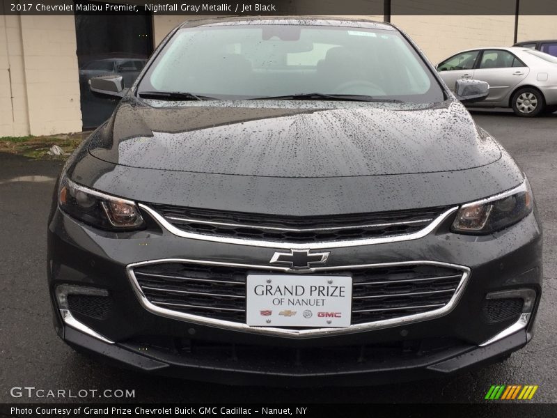 Nightfall Gray Metallic / Jet Black 2017 Chevrolet Malibu Premier