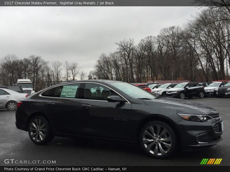 Nightfall Gray Metallic / Jet Black 2017 Chevrolet Malibu Premier