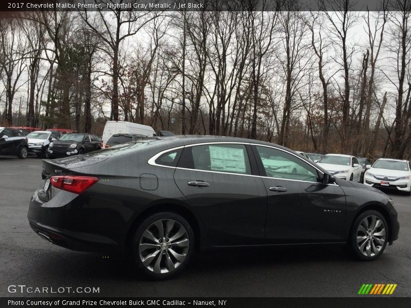 Nightfall Gray Metallic / Jet Black 2017 Chevrolet Malibu Premier