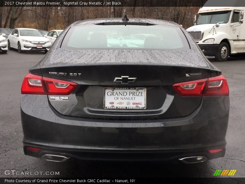 Nightfall Gray Metallic / Jet Black 2017 Chevrolet Malibu Premier
