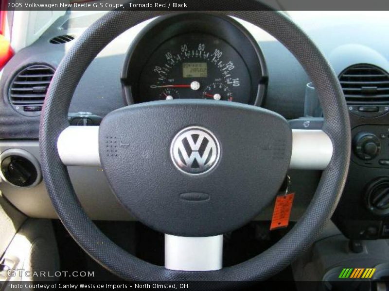 Tornado Red / Black 2005 Volkswagen New Beetle GLS Coupe