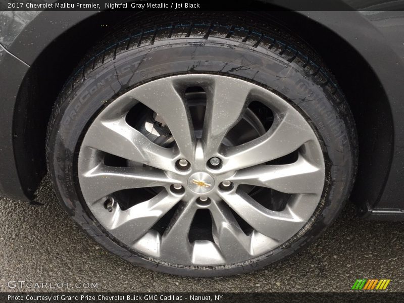 Nightfall Gray Metallic / Jet Black 2017 Chevrolet Malibu Premier