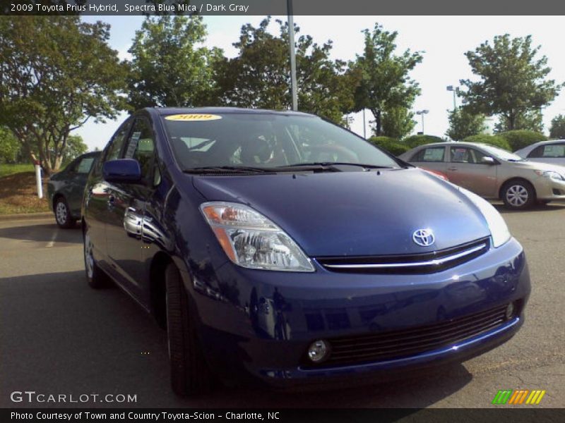 Spectra Blue Mica / Dark Gray 2009 Toyota Prius Hybrid