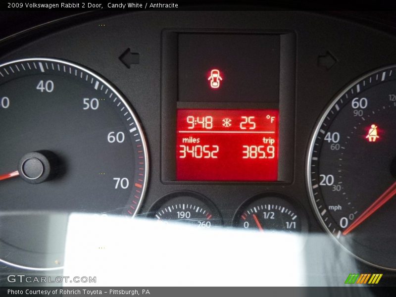 Candy White / Anthracite 2009 Volkswagen Rabbit 2 Door