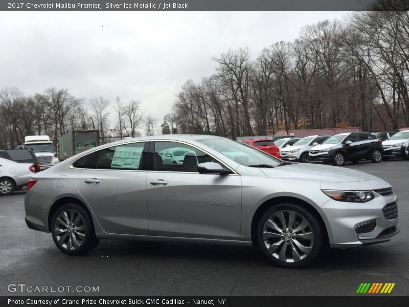 Silver Ice Metallic / Jet Black 2017 Chevrolet Malibu Premier