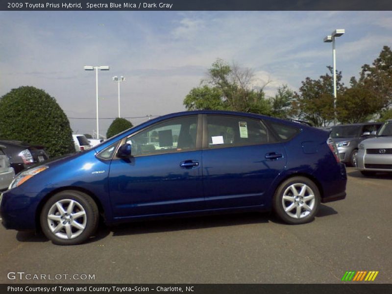 Spectra Blue Mica / Dark Gray 2009 Toyota Prius Hybrid