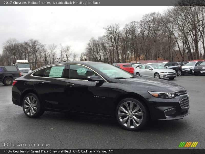 Mosaic Black Metallic / Jet Black 2017 Chevrolet Malibu Premier