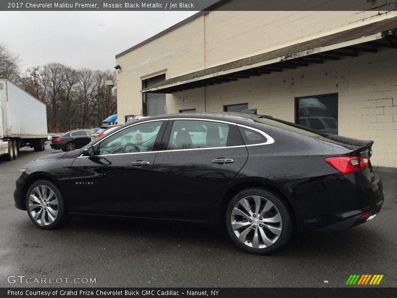 Mosaic Black Metallic / Jet Black 2017 Chevrolet Malibu Premier